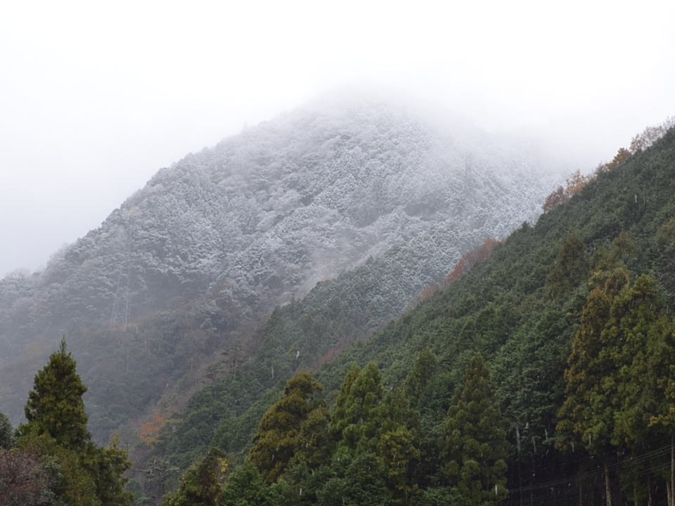 初雪到来！